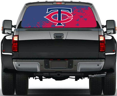 Minnesota Twins MLB Truck SUV Decals Paste Film Stickers Rear Window
