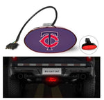 Minnesota Twins MLB Hitch Cover LED Brake Light for Trailer