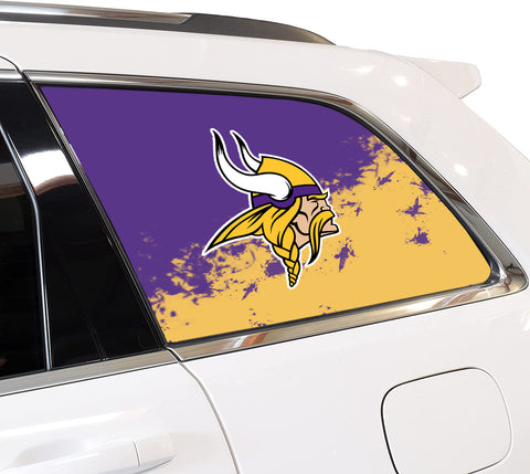 Minnesota Vikings NFL Rear Side Quarter Window Vinyl Decal Stickers Fits Jeep Grand