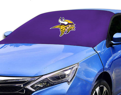 Minnesota Vikings NFL Car SUV Front Windshield Snow Cover Sunshade