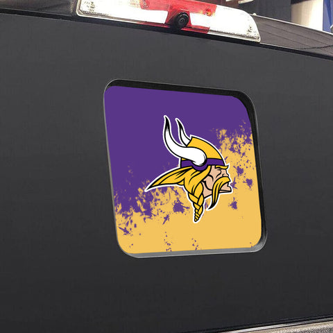 Minnesota Vikings NFL Rear Back Middle Window Vinyl Decal Stickers Fits Dodge Ram GMC Chevy Tacoma Ford
