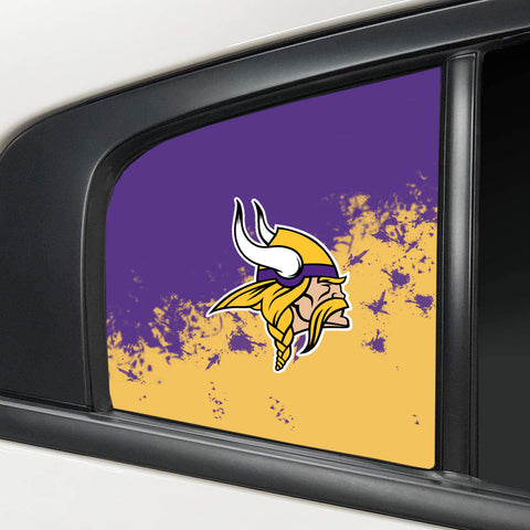 Minnesota Vikings NFL Rear Side Quarter Window Vinyl Decal Stickers Fits Dodge Charger