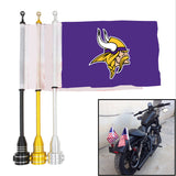 Minnesota Vikings NFL Motocycle Rack Pole Flag