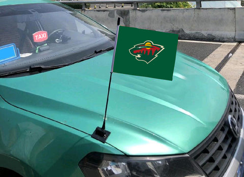 Minnesota Wild NHL Car Hood Flag