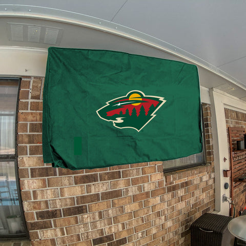 Minnesota Wild NHL Outdoor Heavy Duty TV Television Cover Protector