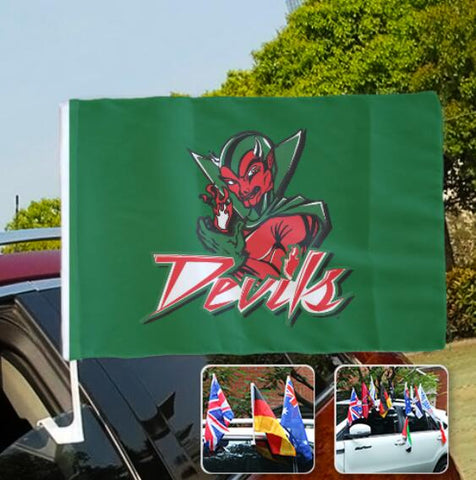 Mississippi Valley State Delta Devils NCAAB Car Window Flag