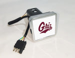 Montana Grizzlies NCAA Hitch Cover LED Brake Light for Trailer