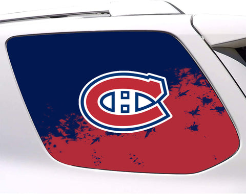 Montreal Canadiens NHL Rear Side Quarter Window Vinyl Decal Stickers Fits Toyota 4Runner