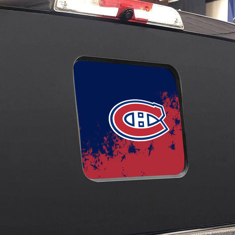 Montreal Canadiens NHL Rear Back Middle Window Vinyl Decal Stickers Fits Dodge Ram GMC Chevy Tacoma Ford