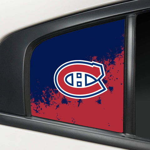 Montreal Canadiens NHL Rear Side Quarter Window Vinyl Decal Stickers Fits Dodge Charger