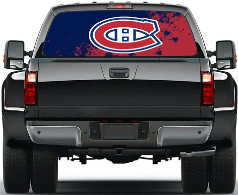 Montreal Canadiens NHL Truck SUV Decals Paste Film Stickers Rear Window