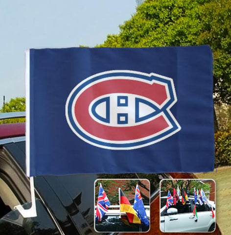 Montreal Canadiens NHL Car Window Flag