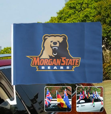 Morgan State Bears NCAAB Car Window Flag