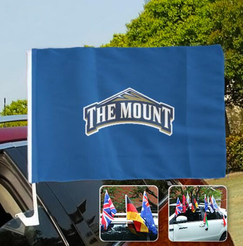 Mount St. Mary's Mountaineers NCAAB Car Window Flag