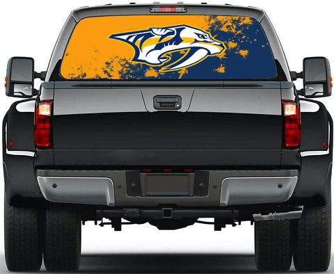 Nashville Predators NHL Truck SUV Decals Paste Film Stickers Rear Window