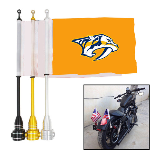 Nashville Predators NHL Motocycle Rack Pole Flag