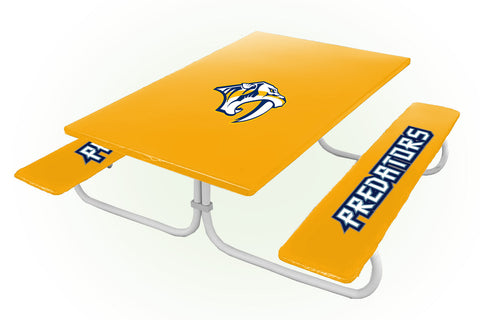 Nashville Predators NHL Picnic Table Bench Chair Set Outdoor Cover