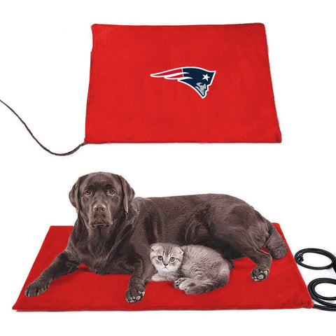 New England Patriots NFL Pet Heating Pad Constant Heated Mat