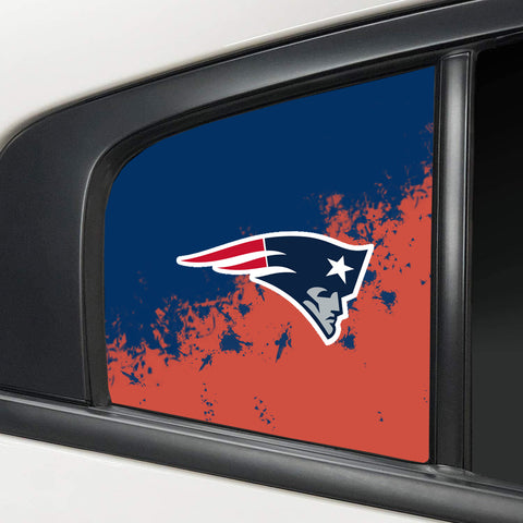 New England Patriots NFL Rear Side Quarter Window Vinyl Decal Stickers Fits Dodge Charger