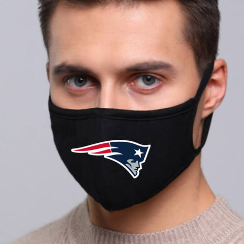 New England Patriots NFL Face Mask Cotton Guard Sheild 2pcs