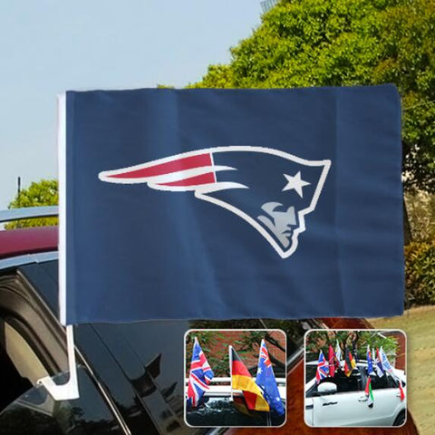 New England Patriots NFL Car Window Flag