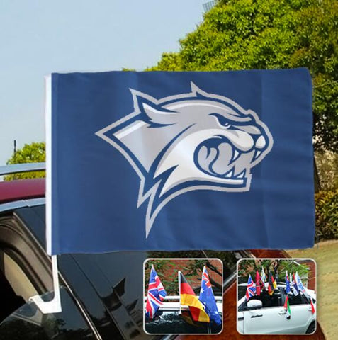 New Hampshire Wildcats NCAAB Car Window Flag