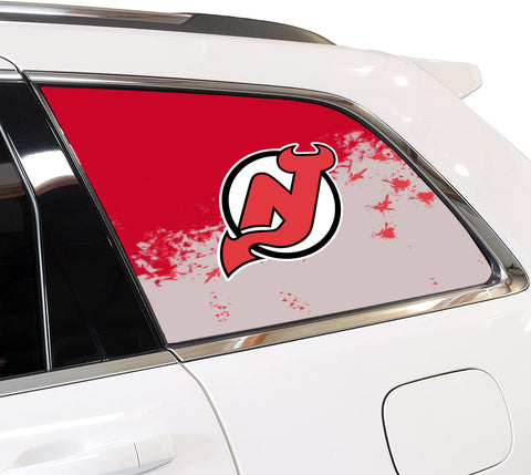 New Jersey Devils NHL Rear Side Quarter Window Vinyl Decal Stickers Fits Jeep Grand