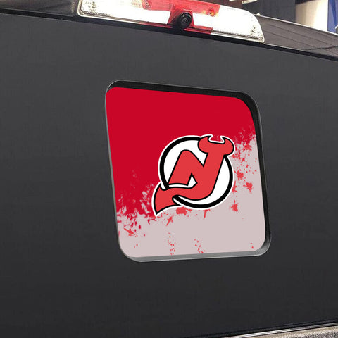 New Jersey Devils NHL Rear Back Middle Window Vinyl Decal Stickers Fits Dodge Ram GMC Chevy Tacoma Ford