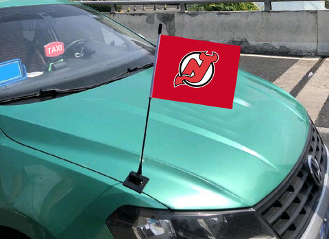 New Jersey Devils NHL Car Hood Flag