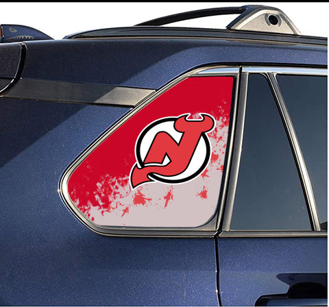 New Jersey Devils NHL Rear Side Quarter Window Vinyl Decal Stickers Fits Toyota Rav4