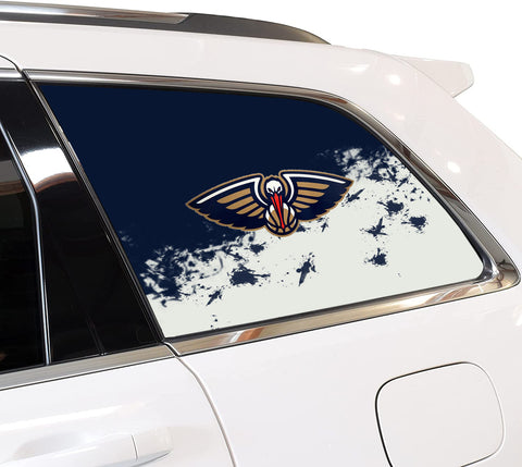 New Orleans Pelicans NBA Rear Side Quarter Window Vinyl Decal Stickers Fits Jeep Grand