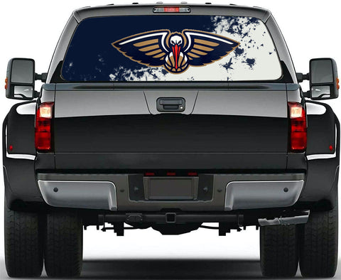 New Orleans Pelicans NBA Truck SUV Decals Paste Film Stickers Rear Window