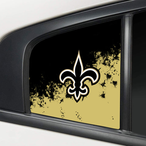 New Orleans Saints NFL Rear Side Quarter Window Vinyl Decal Stickers Fits Dodge Charger