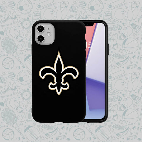 Phone Case Rubber Plastic NFL-New Orleans Saints Print