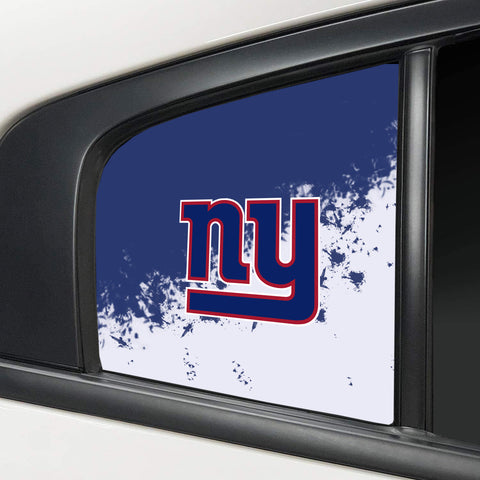 New York Giants NFL Rear Side Quarter Window Vinyl Decal Stickers Fits Dodge Charger