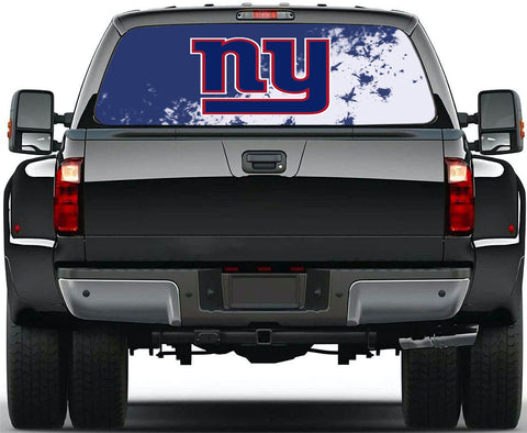 New York Giants NFL Truck SUV Decals Paste Film Stickers Rear Window