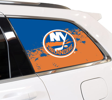New York Islanders NHL Rear Side Quarter Window Vinyl Decal Stickers Fits Jeep Grand