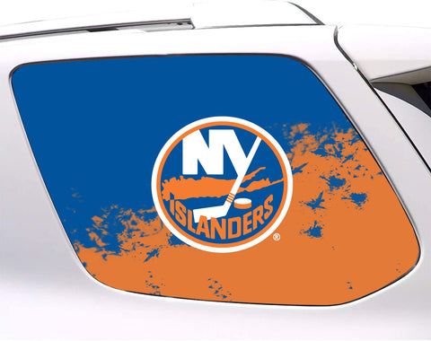 New York Islanders NHL Rear Side Quarter Window Vinyl Decal Stickers Fits Toyota 4Runner