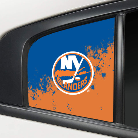 New York Islanders NHL Rear Side Quarter Window Vinyl Decal Stickers Fits Dodge Charger
