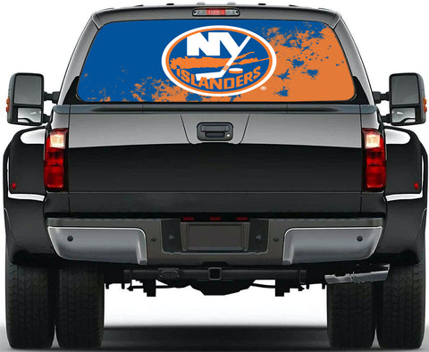 New York Islanders NHL Truck SUV Decals Paste Film Stickers Rear Window