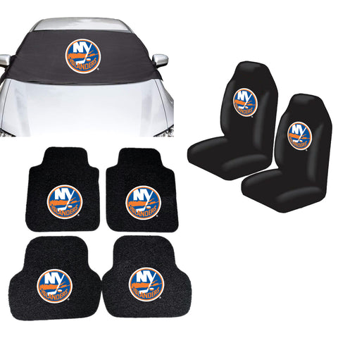 New York Islanders NHL Car Front Windshield Cover Seat Cover Floor Mats