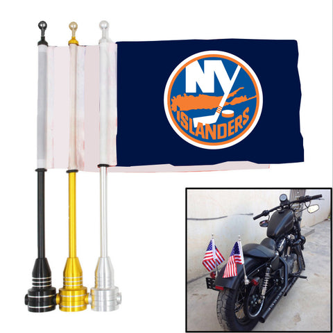 New York Islanders NHL Motocycle Rack Pole Flag