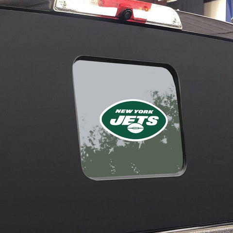 New York Jets NFL Rear Back Middle Window Vinyl Decal Stickers Fits Dodge Ram GMC Chevy Tacoma Ford