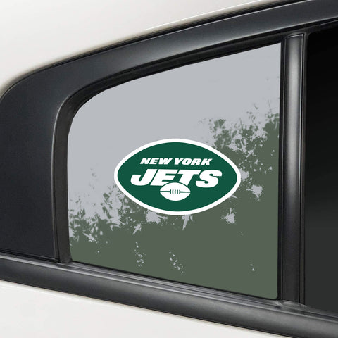 New York Jets NFL Rear Side Quarter Window Vinyl Decal Stickers Fits Dodge Charger