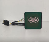 New York Jets NFL Hitch Cover LED Brake Light for Trailer