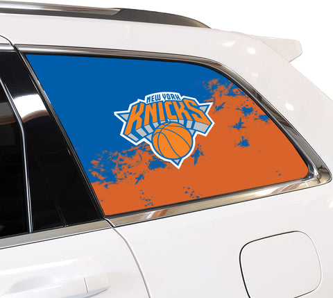 New York Knicks NBA Rear Side Quarter Window Vinyl Decal Stickers Fits Jeep Grand