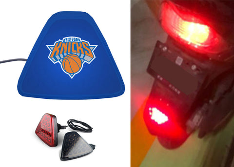 New York Knicks NBA Car Motorcycle tail light LED brake flash Pilot rear