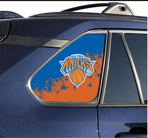 New York Knicks NBA Rear Side Quarter Window Vinyl Decal Stickers Fits Toyota Rav4