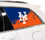 New York Mets MLB Rear Side Quarter Window Vinyl Decal Stickers Fits Jeep Grand