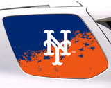 New York Mets MLB Rear Side Quarter Window Vinyl Decal Stickers Fits Toyota 4Runner